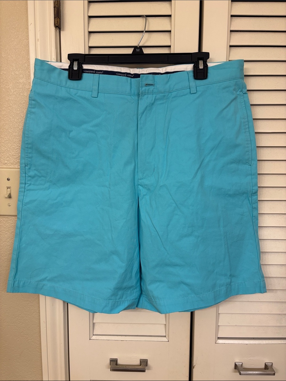 Vineyard Vines Men’s Turquoise Flat Front Shorts